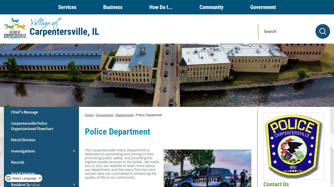 Police Department | Carpentersville, IL